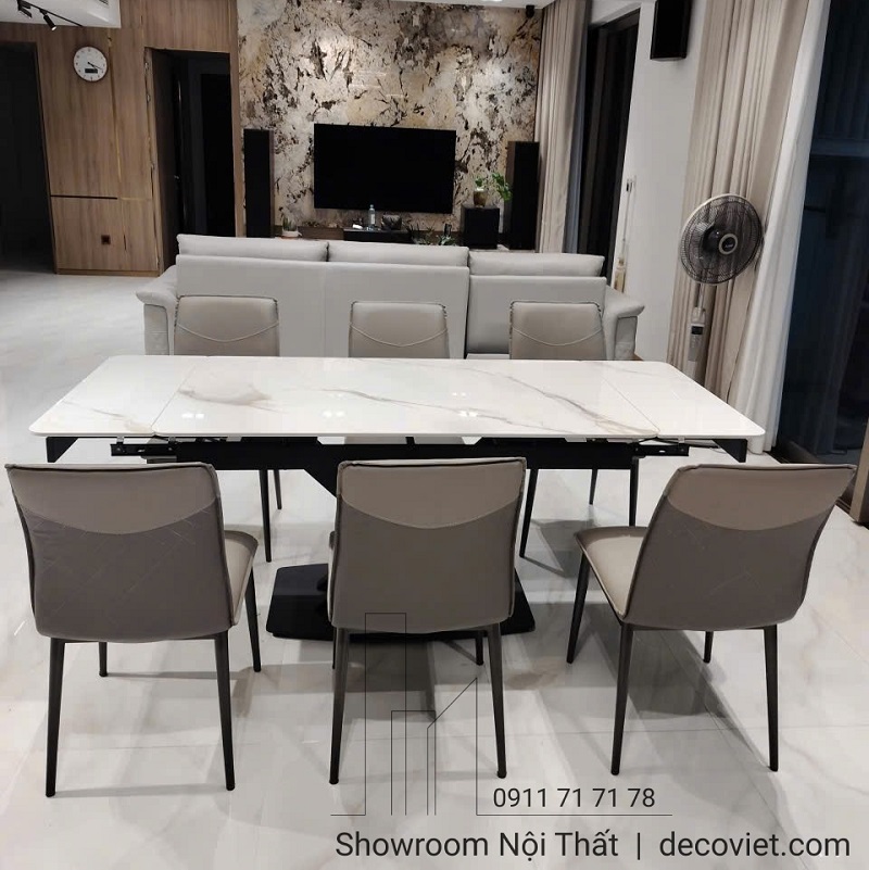 Bàn ăn thông minh kéo dài 2721S 6–8 ghế tiện nghi