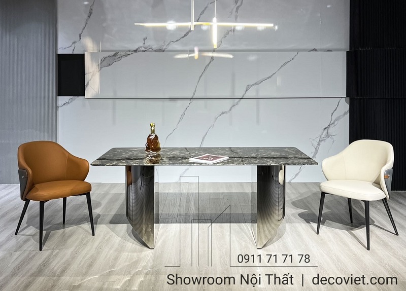 bàn ăn mặt đá nhập khẩu cao cấp