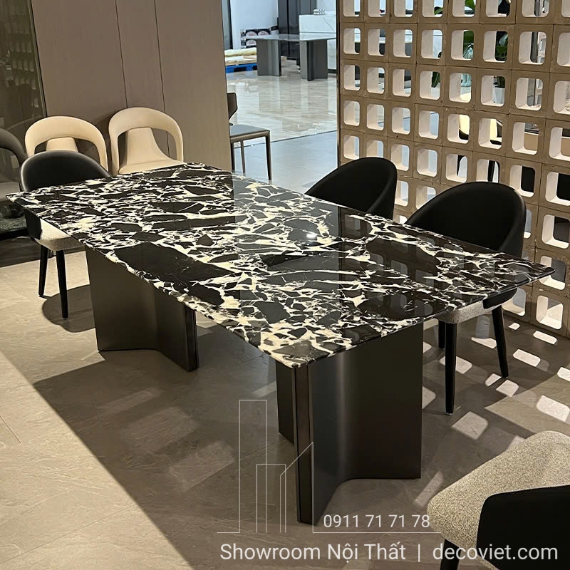 bàn ăn mặt đá nhập khẩu