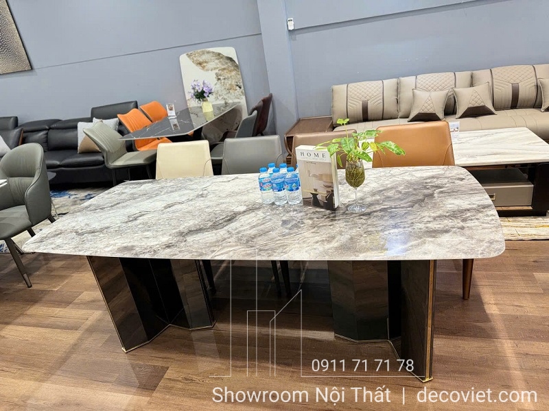 bàn ăn mặt đá cẩm thạch