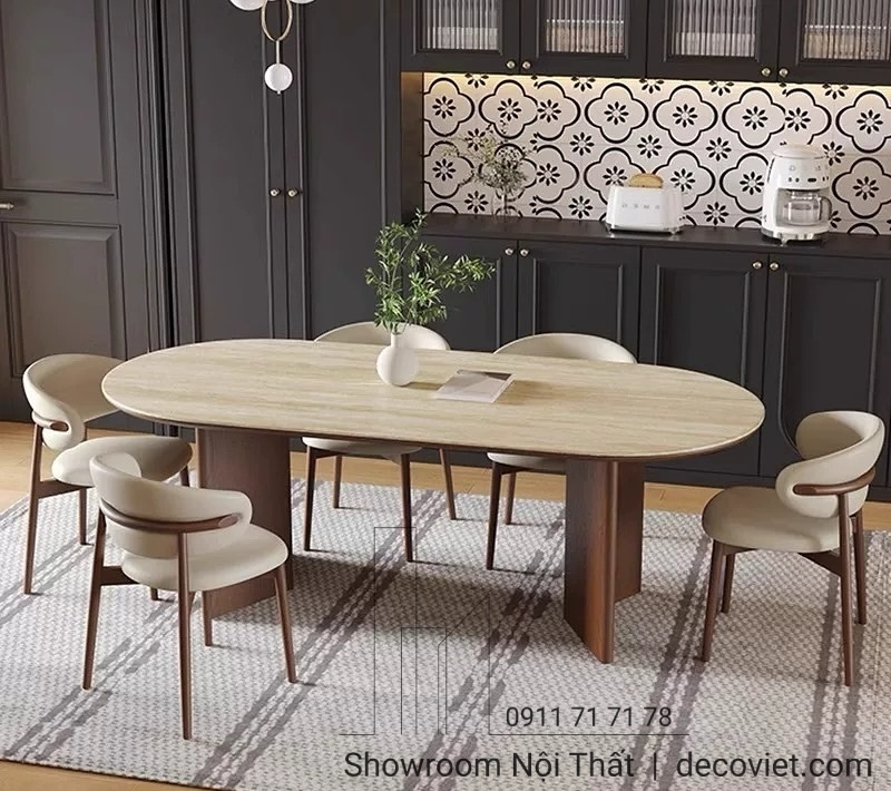 bàn ăn gỗ 6 người