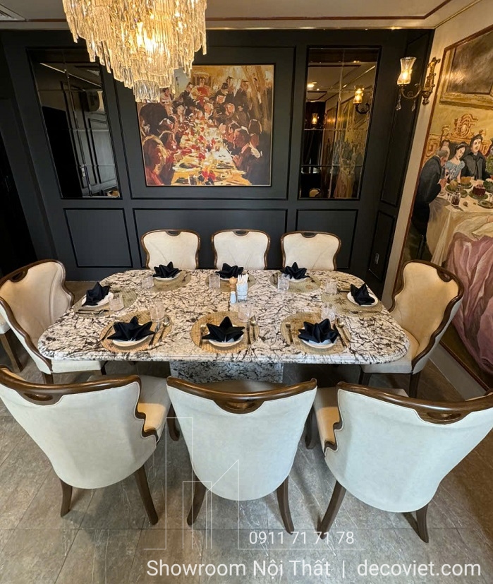 bàn ghế ăn sang trọng