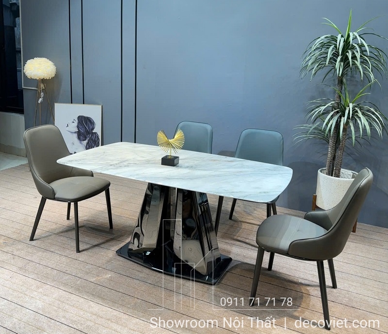 Bàn Ăn Nhập Khẩu 4 Ghế Hà Nội 2257S Cao Cấp Sang Trọng