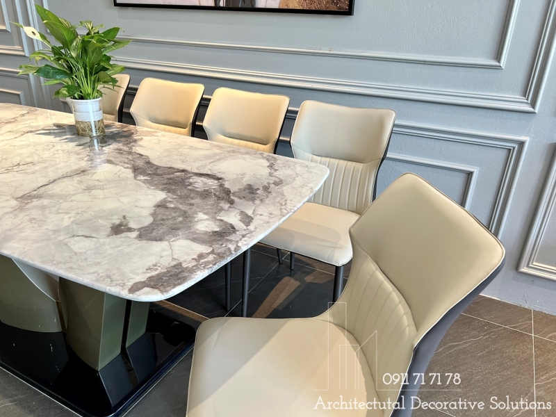 Bộ Bàn Ăn 6 Ghế Mặt Đá 914S