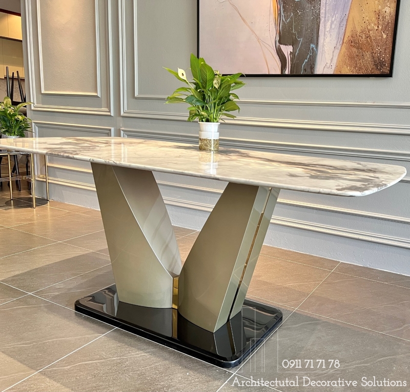 Bộ Bàn Ăn 6 Ghế Mặt Đá 914S