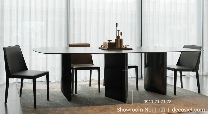 bàn ăn mặt đá cao cấp