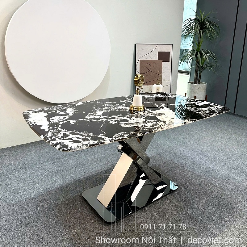 bàn ăn mặt đá cao cấp