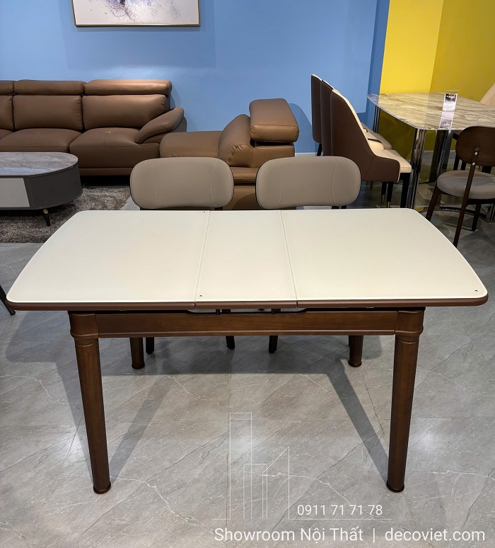 Bàn ăn mặt đá kéo dài 1m4 2869S