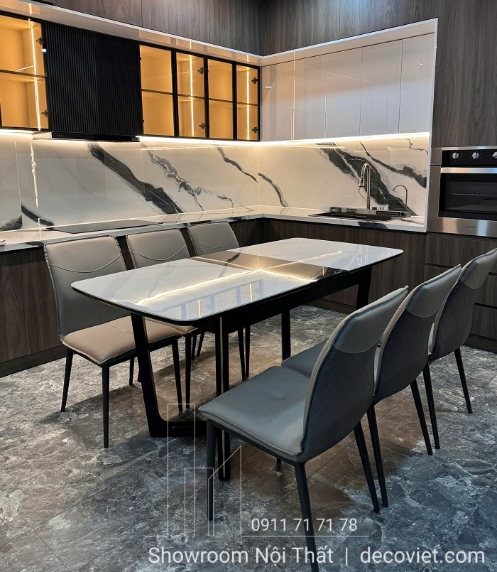 bàn ăn thông minh có bếp từ