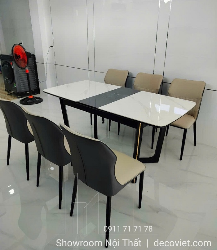bàn ăn kết hợp bếp từ thông minh