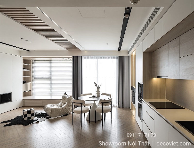 bộ bàn ăn tròn 4 ghế