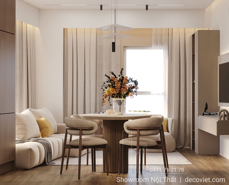 bàn ăn 4 ghế gỗ hiện đại