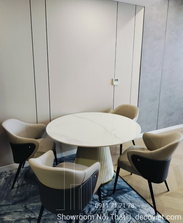 bàn ăn tròn 4 người cao cấp