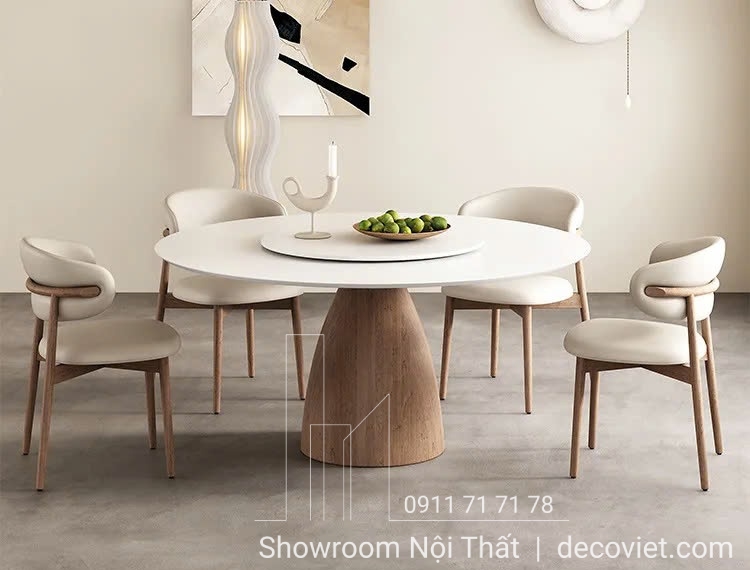 bàn ăn mặt đá 6 ghê