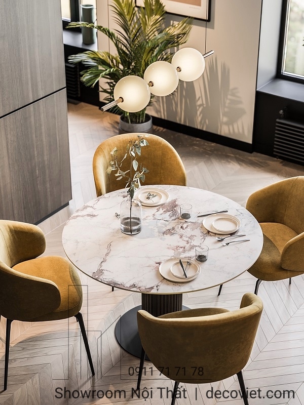 bàn ăn tròn nhập khẩu