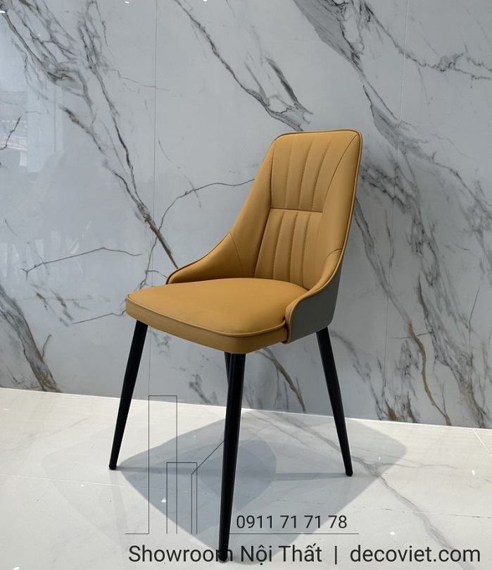Ghế ăn bọc nệm cao cấp phối màu nổi bật và tinh tế