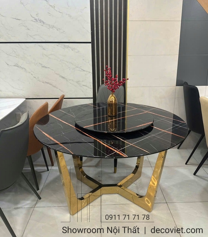 bàn ăn tròn xoay giá rẻ