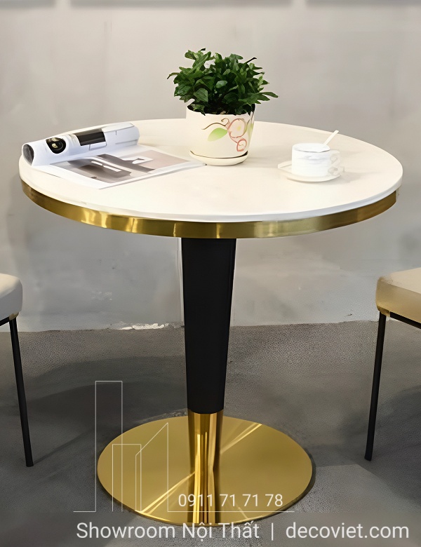 bàn cafe tròn hiện đại