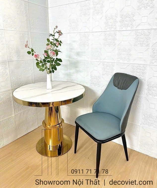 bàn cafe tròn mặt đá