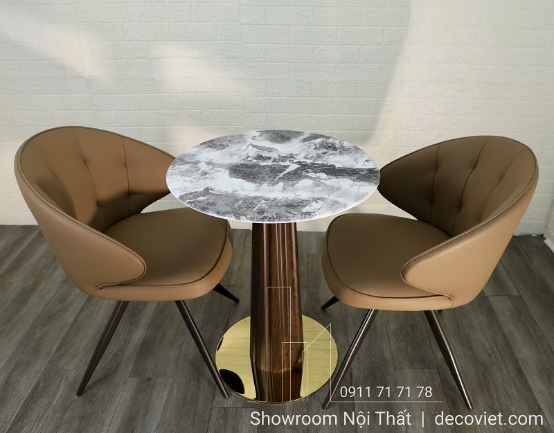 Bàn cafe tròn hiện đại 140T sang trọng và bền đẹp
