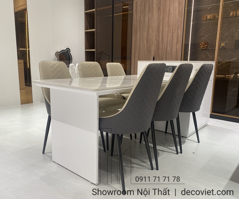 bàn đảo bếp kết hợp bàn ăn thông minh