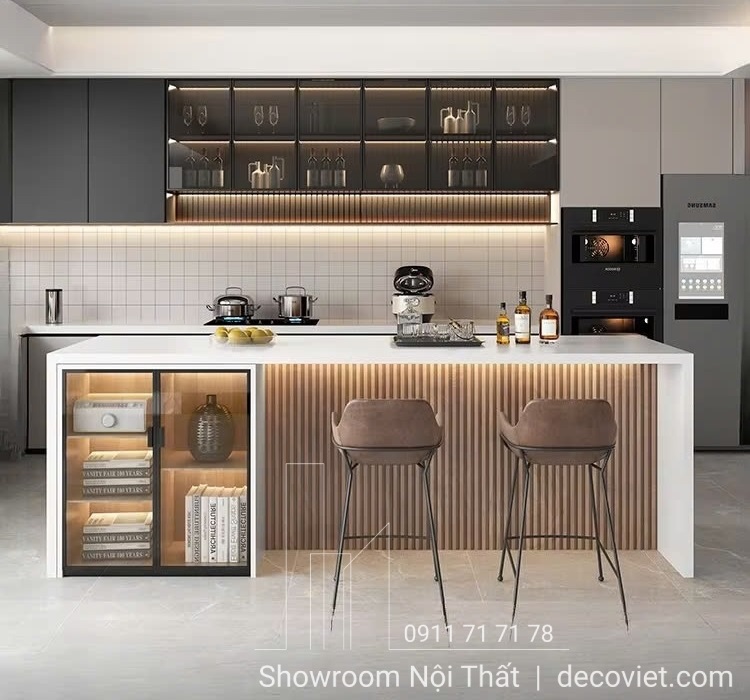 Bàn Đảo Bếp Kết Hợp Bàn Ăn