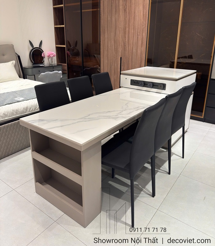 bàn đảo bếp thông minh kết hợp bàn ăn 2924S hiện đại