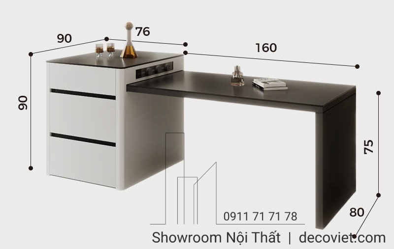 bàn đảo bếp nhập khẩu