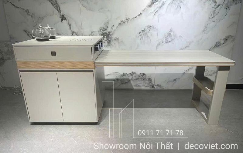 bàn ăn kết hợp bàn đảo bếp nhập khẩu