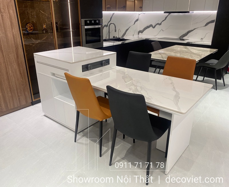 bàn đảo bếp kết hợp bàn ăn