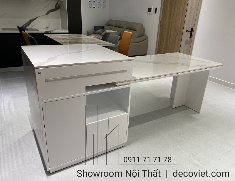 bàn đảo kết hợp bàn ăn cao cấp