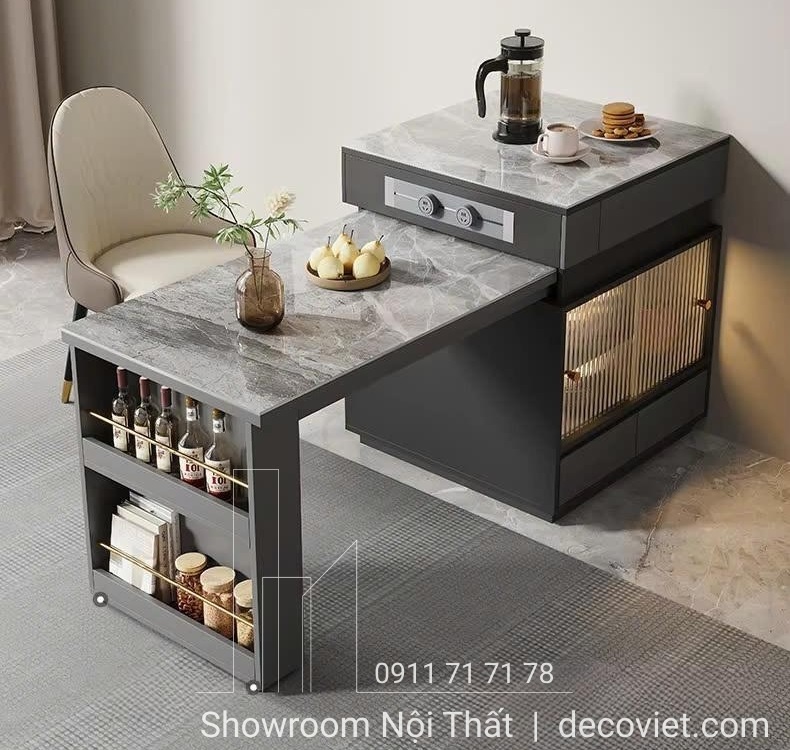 Bàn Đảo Kết Hợp Bàn Ăn Thông Minh Nhập Khẩu