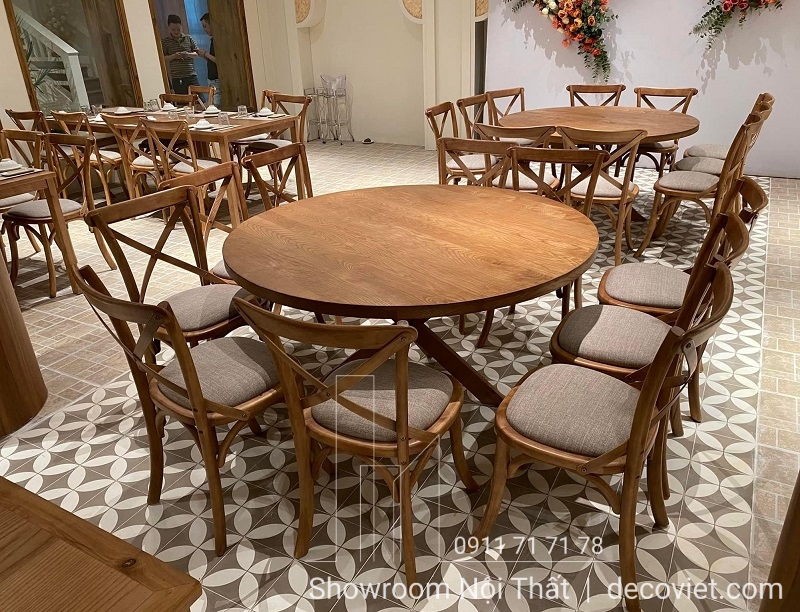 bần ăn gỗ 10 ghế