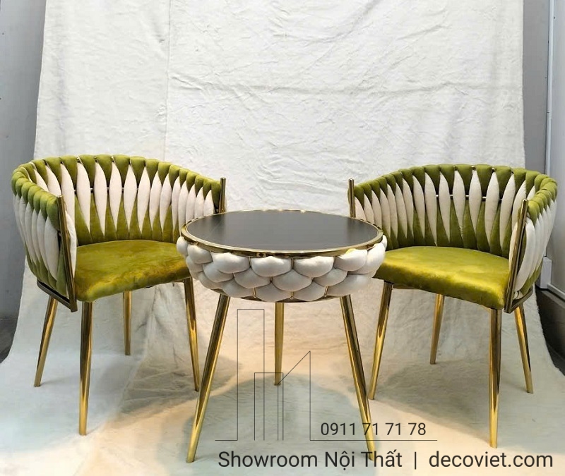 bàn ghế cafe nhập khẩu hiện đại