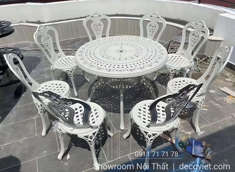 Bàn Ghế Ngồi Sân Thượng 2037T thiết kế tân cổ điển tinh tế, hiện đại