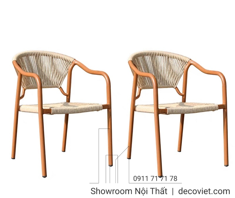 ghế ngồi giả gỗ cao cấp thiết kế hiện đại