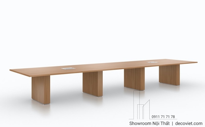thiết kế bàn họp lớn cho văn phòng, gọn gàng chuyên nghiệp