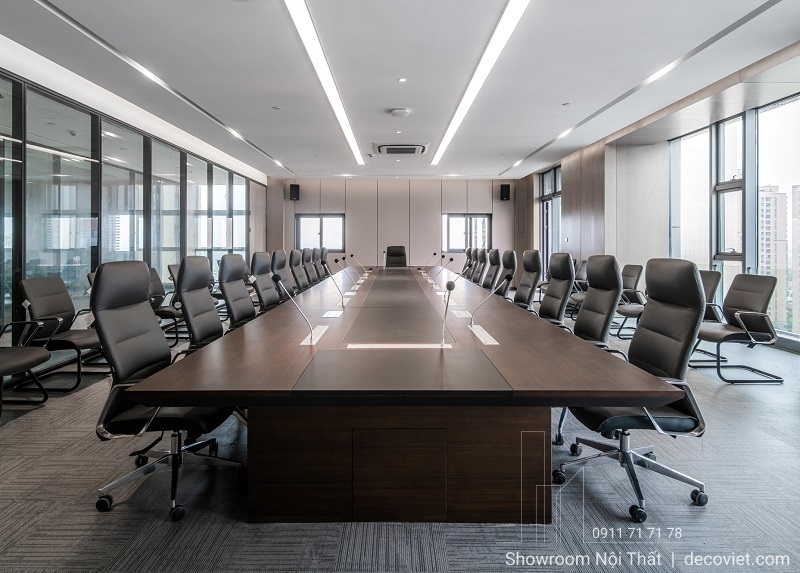 Bàn họp văn phòng 20 người 3012S thiết kế hiện đại tại DecoViet