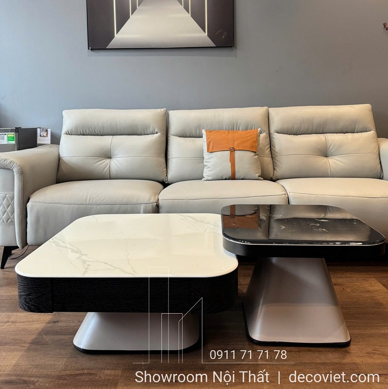 bộ bàn trà  đôi mặt đá nhập khẩu sang trọng