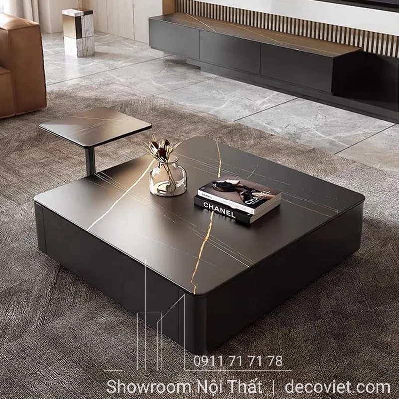 bàn sofa mặt đá hiện đại