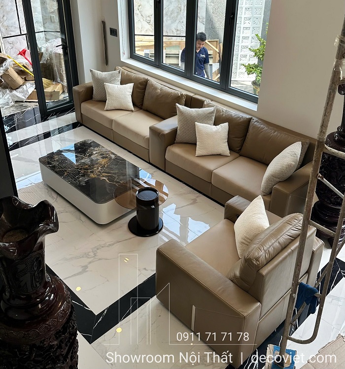 bàn sofa mặt đá phòng khách
