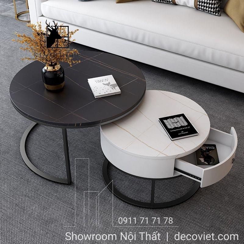 bàn trà đôi mặt đá giá rẻ
