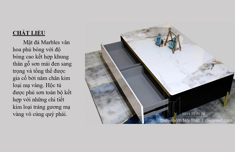 mẫu bàn sofa đẹp cho căn hộ nhỏ và nhà phố