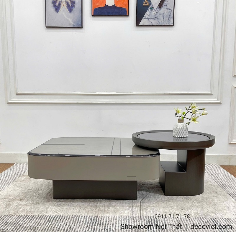 Bàn trà đôi hiện đại 450S cho phòng khách chung cư sang trọng