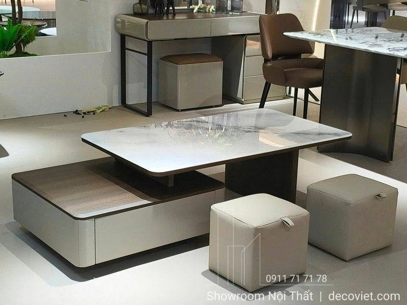 Bàn Trà Mặt Đá Hiện Đại – Thiết Kế Sang Trọng, Chất Lượng Bền Bỉ