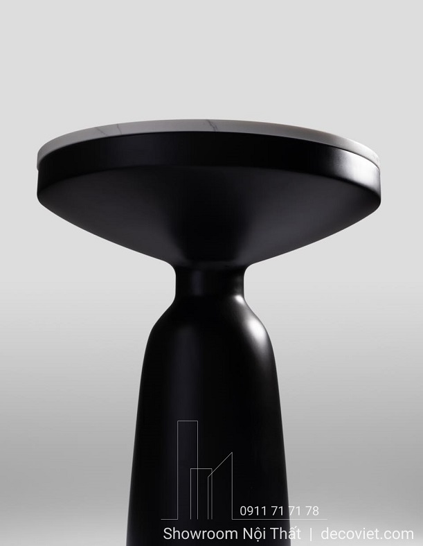 Bàn tab tròn 1300S màu đen thiết kế hiện đại tinh tế