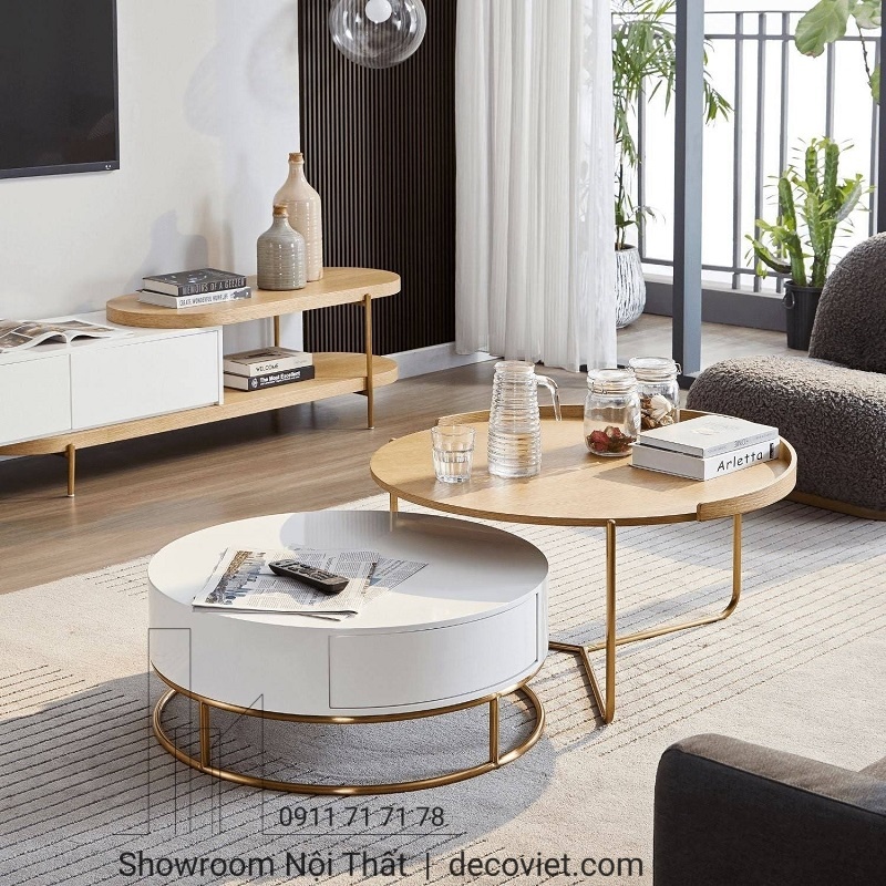 bàn trà đôi hiện đại