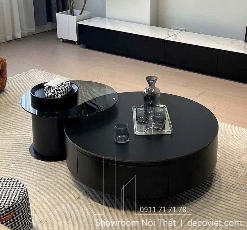 bàn trà phòng khách kiểu dáng hiện đại