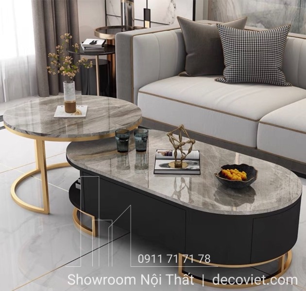 bàn trà sofa mặt đá cao cấp