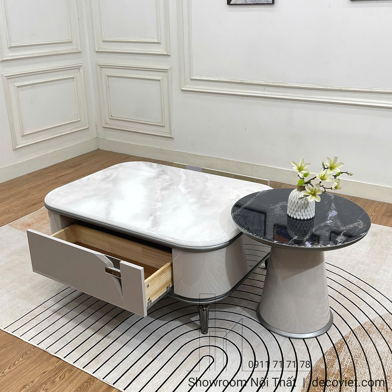 bàn sofa phòng khách nhập khẩu có hộc kéo tiện lợi